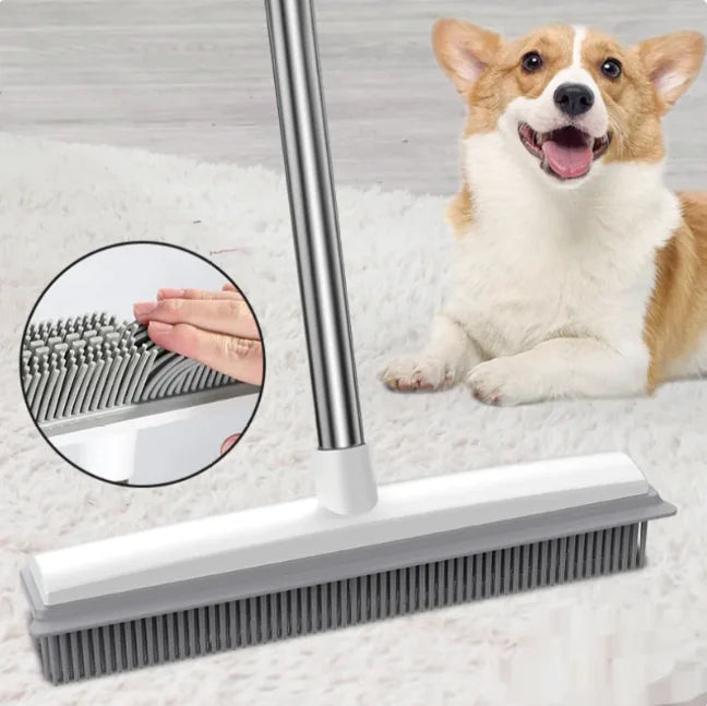 Rubber Pet Hair Broom