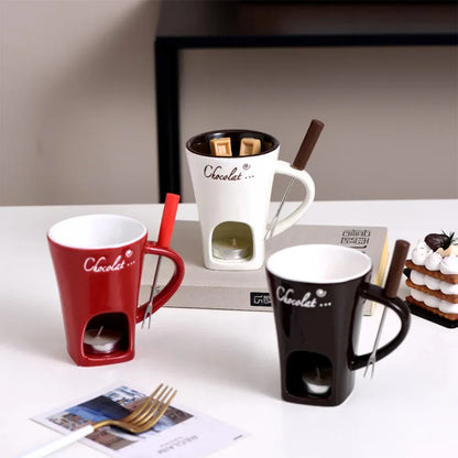 Fondue Mug Set – Mini Personal Fondue Pots