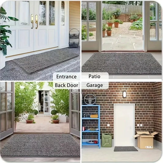 Non-slip Bathroom Door Absorbent Floor Mat