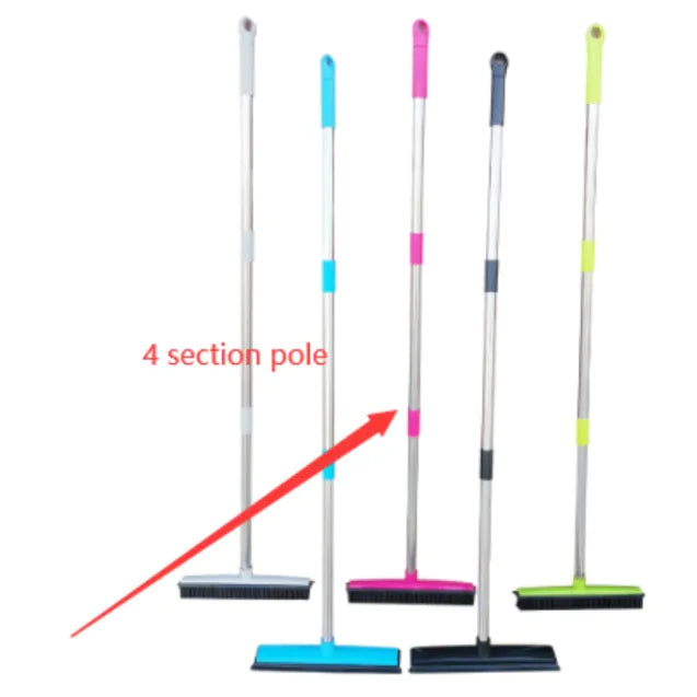 TriPole Dust & Carpet Scraper Broom