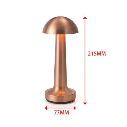 Retro Bar Desk Table Lamp Rechargeable Wireless Touch Sensor Night Light for Restaurant Coffee Bedroom Bedside Home Decor Lamps