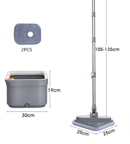 Hands-free Lazy Rotary Mop