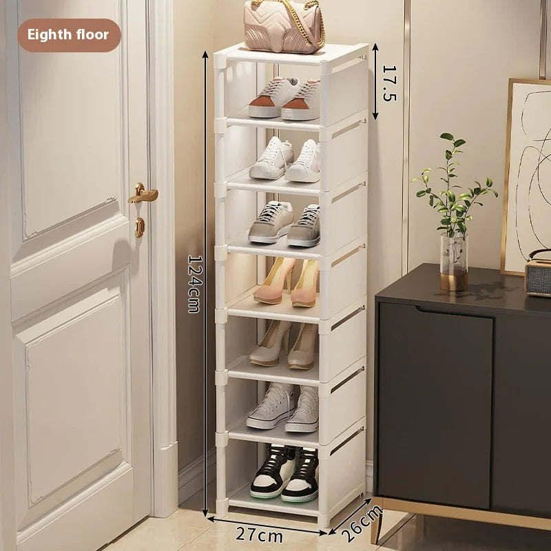 Simple Shoe Rack - Multi-Layer Space-Saving Storage Solution for Home Doorways