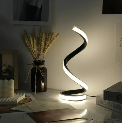 LED Spiral Table Lamp