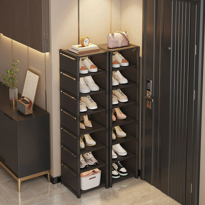 Simple Shoe Rack - Multi-Layer Space-Saving Storage Solution for Home Doorways